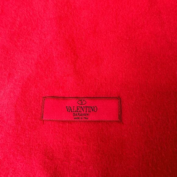 Valentino Garavani Logo Dust Bag Authentic Red Travel Storage Pouch 9.5"x14" - Picture 4 of 6